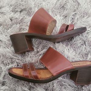 Lia Bijou Brown Size 7 Sandals